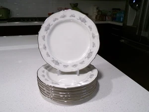 NORITAKE SOUTHERN LACE LOT OF 7 BREAD PLATES - Picture 1 of 2