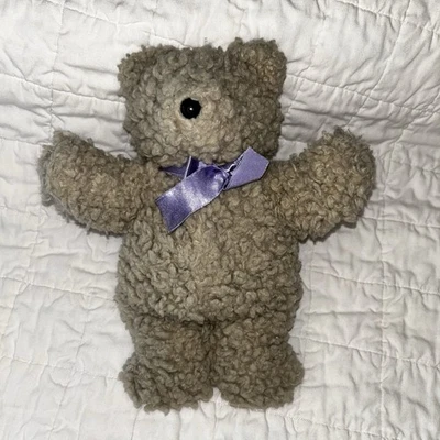 Винтаж 1985 North American Bear Co 10 дюймов овсянка плюшевый медведь пищалка плюшевая игрушка - Изображение 1 из 3