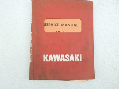 Manual de servicio original Kawasaki 1969-71 F8 F81M G3 1M F6 G4 TR G3 TR GA B13553 Foto 1 de 4
