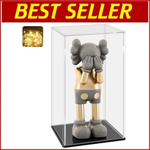 Crystal-Clear Acrylic Display Case for Collectibles - Easy Assembly & Dustproof - Picture 1 of 11