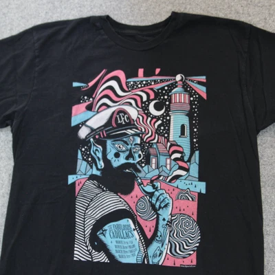 Los Fabulosos Cadillacs Band Tee Est~M 2018 Tour Rock Ska Concert Merch T Shirt - Imagem 1 de 4