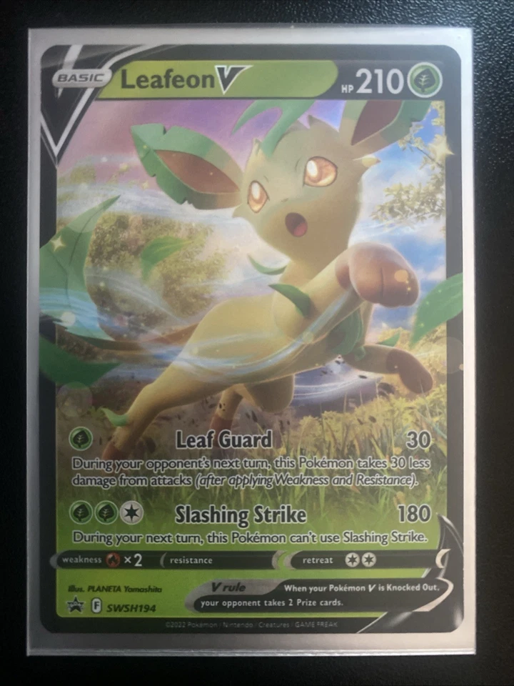 Leafeon V SWSH194 SWSH: Sword & Shield Promo Cards Holo - Image 1 of 1