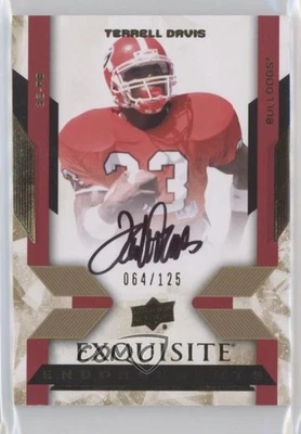 2013 Exquisite Collection Endorsements /125 Terrell Davis #EE-TD Auto HOF - Image 1 of 2