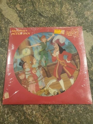 Walt Disney Story & Song Peter Pan Picture Disc Vinyl Vintage New Soundtrack - Image 1 of 4