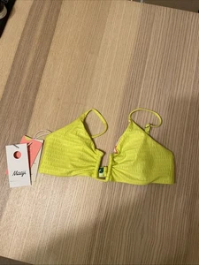 maaji Bikini Oberteil Gr. Small Gelb Wende Blumen Tropical - Bild 1 von 8