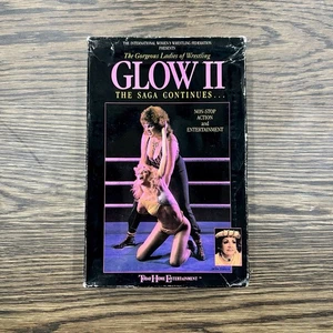 GLOW II The Saga Continues Lady Wrestling BIG BOX VHS Tape RARE! - Picture 1 of 4