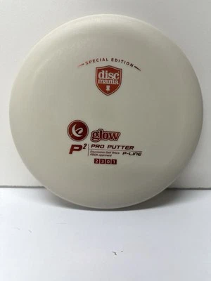 Disc Mania P2 Pro Putter 2301 Special Edition Glow P Line 175 Grams - Image 1 of 2