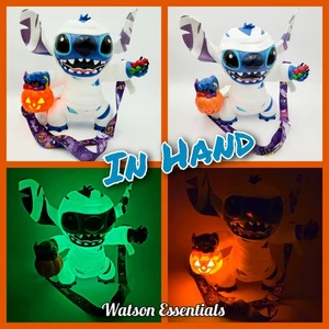 IN HAND 2025 Walt Disney World Parks Stitch Mummy Happy Halloween Popcorn Bucket - Picture 1 of 10