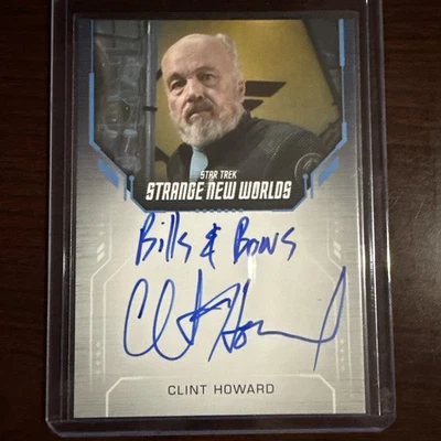 RARE Clint Howard Inscription Autograph Star Trek: Strange New Worlds Season 2 - Image 1 of 4