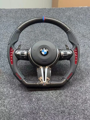 Cuero napa perforado fibra de carbono BMW para BMW F30 F20 F21 F25 F15 M2 M3 M4 Foto 1 de 4