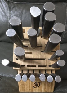 Juego de cuchillos de chef Shun Premier VG-Max Damasco de 18 piezas, inteligentes, deshuesados, etc. - Imagen 1 de 16