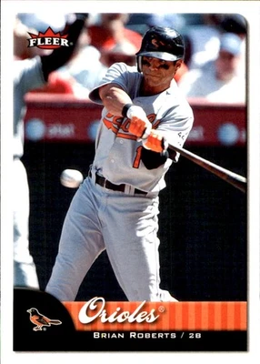 Brian Roberts 2007 Fleer #293 Baltimore Orioles ENVÍO GRATUITO AutographDen Foto 1 de 2