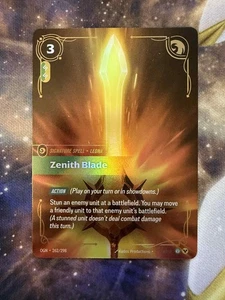 Riftbound: Origins Zenith Blade - 262/298 - Epic - Picture 1 of 2