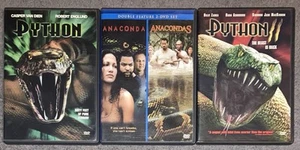 Python/Python II/Anaconda/Anacondas DVD Snake Horror Collection - Foto 1 di 3