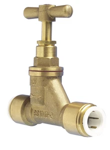 JG Speedfit 15BSCP Push Fit Stop Cock 15mm Brass Demountable WRAS Approved - Picture 1 of 6