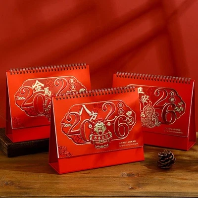 Sturdy Desktop Calendar Foldable Schedule Planner  Desktop Decorations - Image 1 of 4