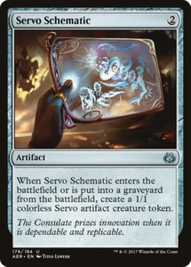 SERVO SCHEMATIC ~mtg NM-M Aether Revolt Unc x4 - Imagen 1 de 1