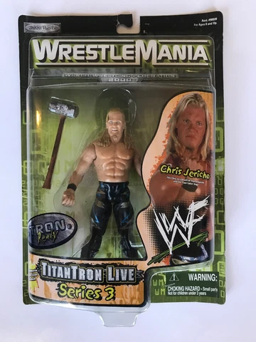 Chris Jericho, WWF - Wrestlemania, Action Figure by Jakks Pacific - NIB Cover