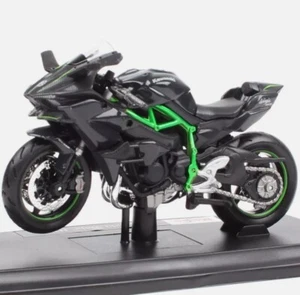 Maisto 1:18 Scale Kawasaki Ninja H2R H2 Racing Motorcycle Diecast Toy Bike Model - Picture 1 of 10