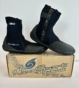 Neosport Boots Unisex Size 6   Neoprene 3mm Wetsuit Water Shoes w/ Box - Picture 1 of 15