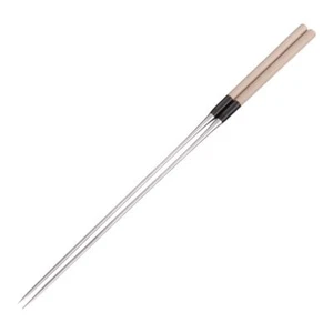 Palillos de cocina Endo Shoji 270 mm acero inoxidable madera blanca cuerno de búfalo Japón - Imagen 1 de 1