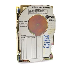 Vintage 1990 Western Digital Internal Hard Drive IDE WD93044-A - Untested - Picture 1 of 5