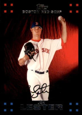 2007 Topps Red Back #383 Jon Lester Boston Red Sox - Image 1 of 2