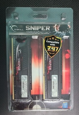 G.Skill Sniper 8 GB (4 GB x 2) DIMM DDR3-1866 MHz CL9 SDRAM (F3-14900CL9D-8GBSR) Foto 1 de 2