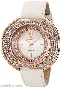 Peugeot Women's J6371RWT Analog Display Japanese Quartz White Watch - Picture 1 of 1