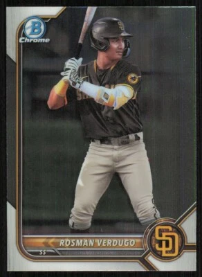 2022 Bowman Chrome Draft #BDC161 Rosman Verdugo - Image 1 of 2