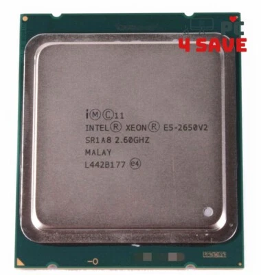Intel Xeon E5-2650 V2 2.60GHz 8-Core 20MB LGA2011 Server Processor CPU SR1A8 95W - Image 1 of 2