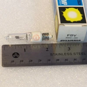 Sylvania FBV 250W 30V Projector Bulb Movie Projection Lamp Avg 6 hrs made USA - Picture 1 of 5