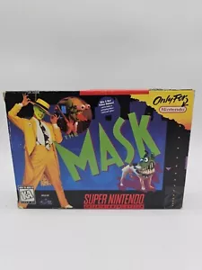 The Mask SNES Complete In Box, W/Poster Reg Card And All Inserts. Tested Working - Picture 1 of 12