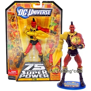 Year 2010 DC Universe Wave 14 Classics Figure #3 - TYR with Collector Button - Picture 1 of 1