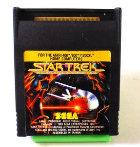 Atari 400/800/1200XL: STAR TREK Strategic Operations Simulator Patrone - ARBEIT - Bild 1 von 3