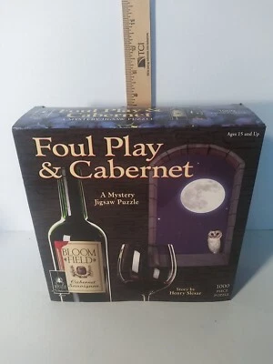 Rompecabezas misterioso desconcertado juego sucio y rompecabezas sellado Cabernet no es cubierta de caja Foto 1 de 3