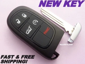 Reshelled OEM 2014-23 JEEP CHEROKEE smart keyless entry remote key fob GQ4-54T - Picture 1 of 3