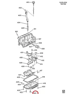 Sensor de nivel de aceite del motor GM 24570311 genuino 1992-1994 2,3 L SOHC - Imagen 1 de 3