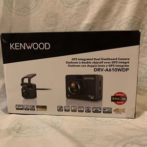 Sistema de cámara de tablero delantero y trasero Kenwood DRV-A610WDP 4K, conexión WiFi NUEVO - Imagen 1 de 4