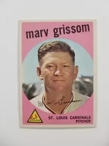 Tarjeta de béisbol Marvel Grissom 1959 Topps #243 St. Louis Cardinals - Imagen 1 de 2