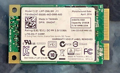 Lite-On SSD LMT-256L9M-11 256GB mSATA Solid State Drive - Image 1 of 2