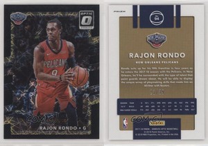 2017-18 Panini Donruss Optic Black Velocity Prizm /39 Rajon Rondo #94