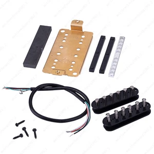Ceramic Bar Magnet Guitar Humbucker DIY Kit Baseplate Spacer Parts 12 Colors - Picture 1 of 27