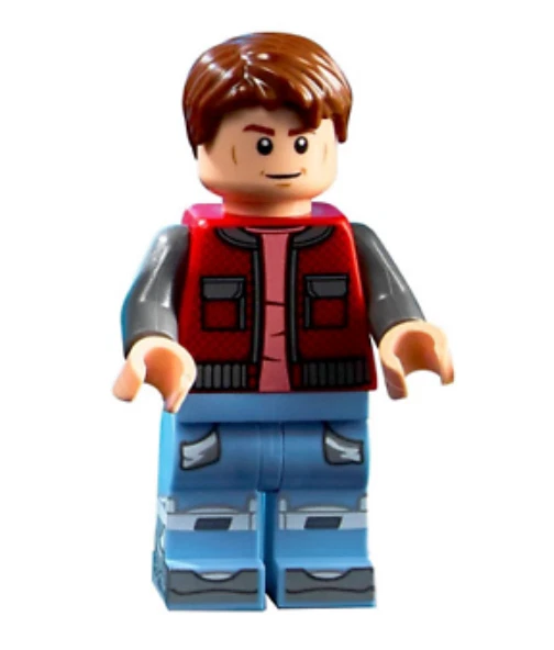 LEGO  Marty McFly Minifigure Back to the Future - btf001 - from set 10300 - NEW - Image 1 of 1