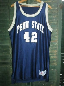 RUSSELL ATHLETIC Vtg 90s Penn State Nittany Lions Team Issue ? BASKETBALL Jersey - Picture 1 of 7