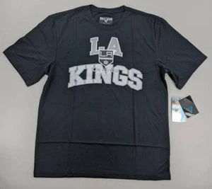Los Angeles Kings Level Wear Mens T Shirt Black White Crew Neck Tee Sz Small - Picture 1 of 6