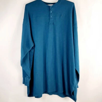 Roca Wear Sz 6X Pullover Shirt Men Long Sleeve 1/4 Button Front Casual Logo - Image 1 of 4