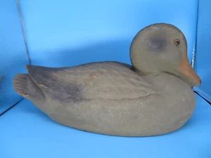 Vintage weibliche Henne Stockente Carry Lite Ente Köder Wisconsin USA ohne Gewicht - Bild 1 von 14