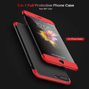 Funda trasera rígida ultra delgada de 360° a prueba de golpes para iPhone 6/6s, 7G 6 Plus 7 Plus - Imagen 1 de 14