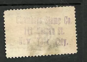 Sc #233 AD ON BACK TARGET Fancy Cancelar Colombiano 4 Centavos 1893 EE. UU. 77E41 - Imagen 1 de 2